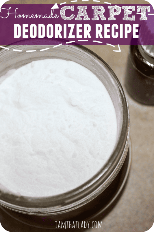 DIY Homemade Carpet Deodorizer (Only 2 Ingredients)