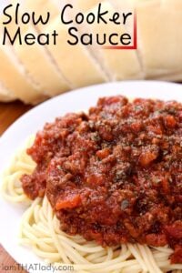 Slow Cooker Meat Sauce