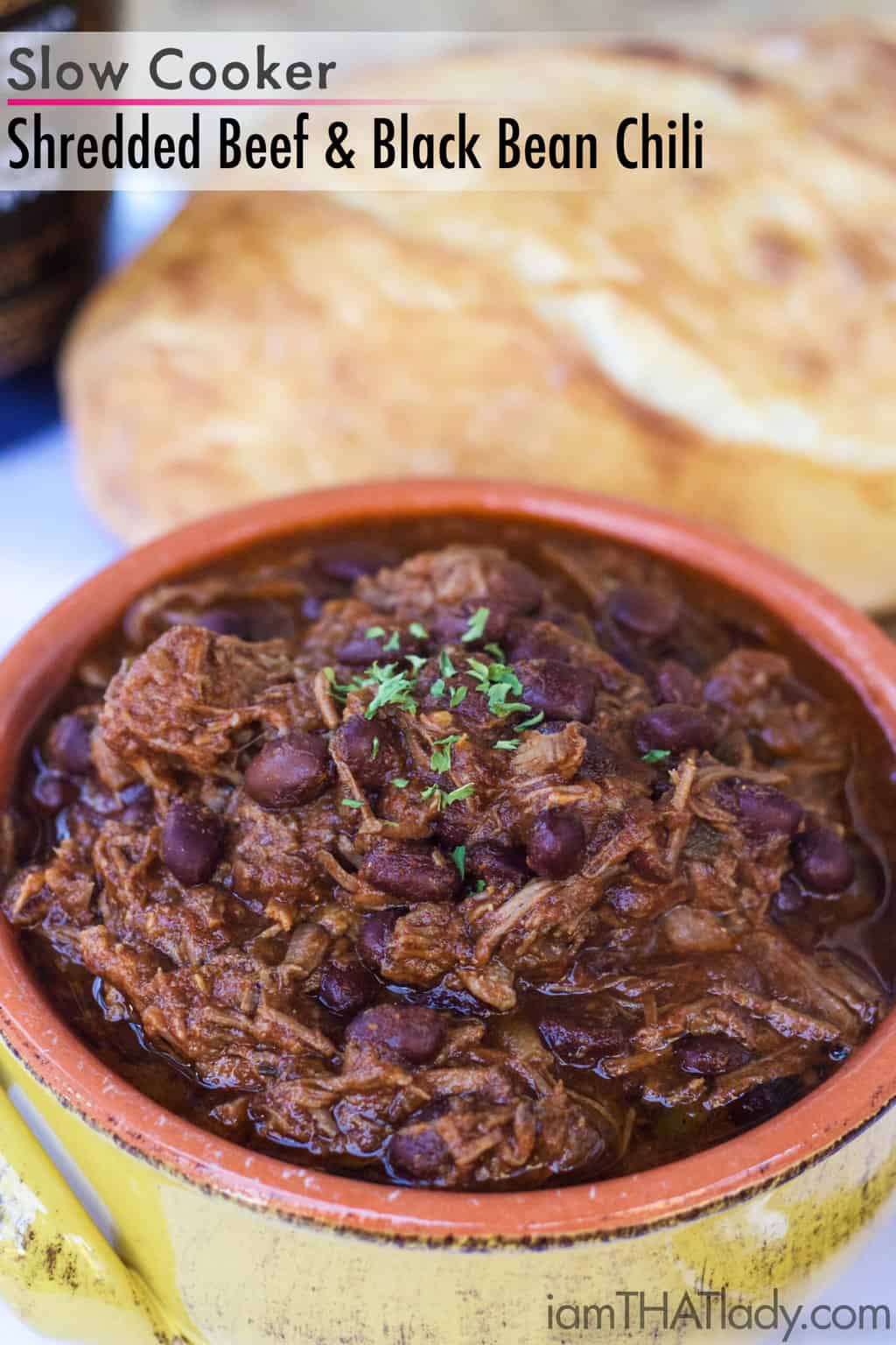 Slow Cooker Black Bean Chili and Shredded Beef (2024)