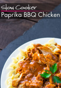 slow cooker chicken paprikash