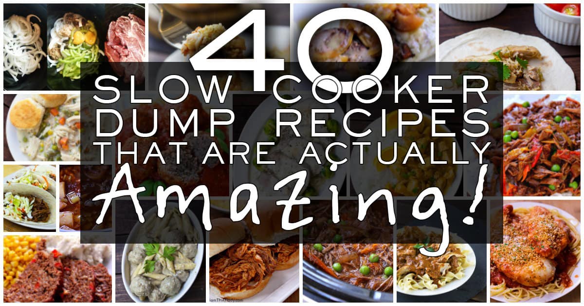 40 Dump And Go Slow Cooker Recipes That Are Delicious!