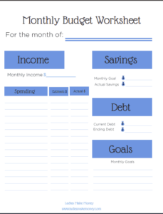 25 Free Printable Budget Templates That'll Help You Save