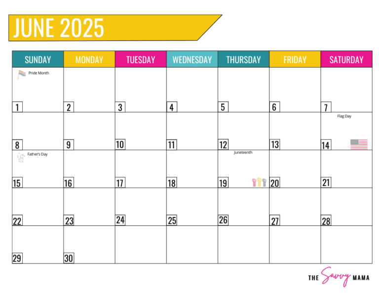Free Printable Monthly Calendars For 2025 Simple Easy Beautiful Free printable monthly calendars for 2025 simple easy beautiful