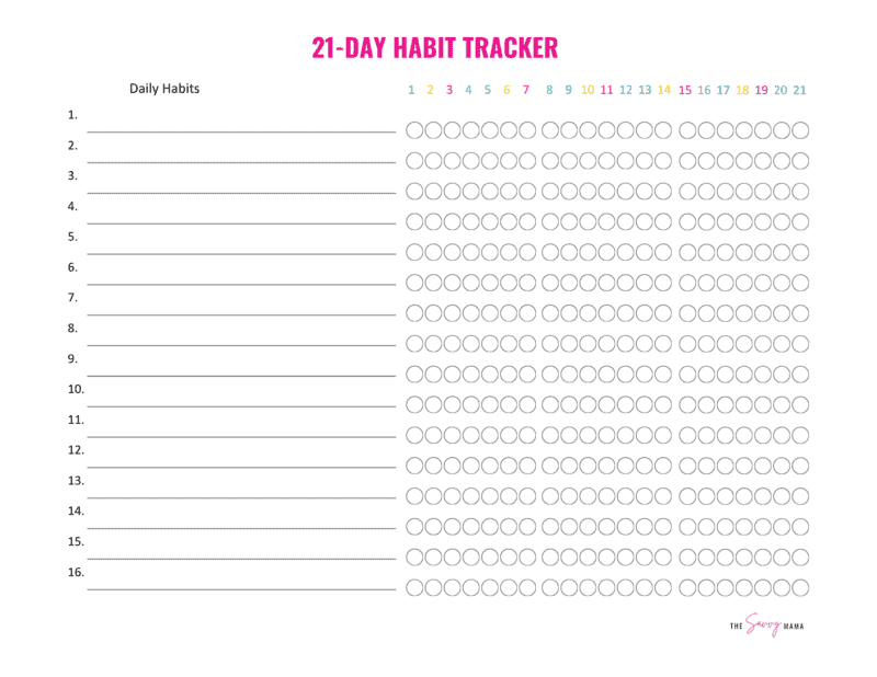 Habit Tracker Printable Guide: 10 FREE Printables!