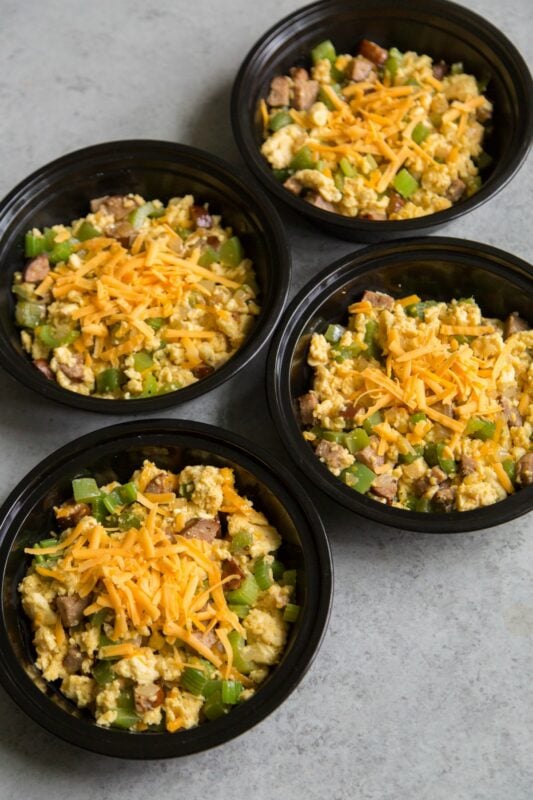 41 Healthy Meal Prep Ideas You Need This Week 6 Cajun Sausage Breakfast Scramble