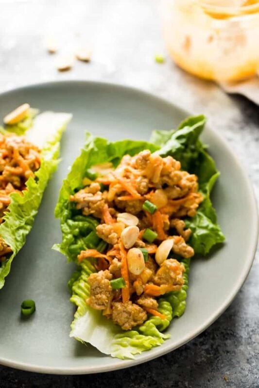 41 Healthy Meal Prep Ideas You Need This Week 24 Thai Turkey Lettuce Wraps