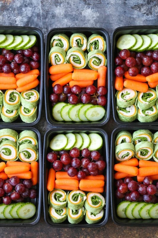 41 Healthy Meal Prep Ideas You Need This Week 21 Turkey Spinach Pinwheels Meal Prep