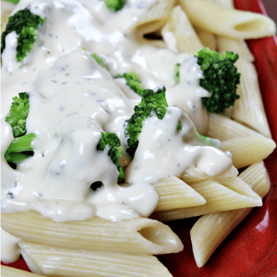 Finished Alfredo Recipe