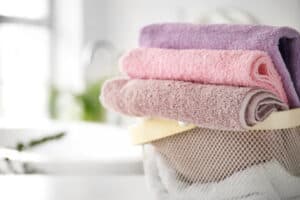 Hanging Towels in Bathroom