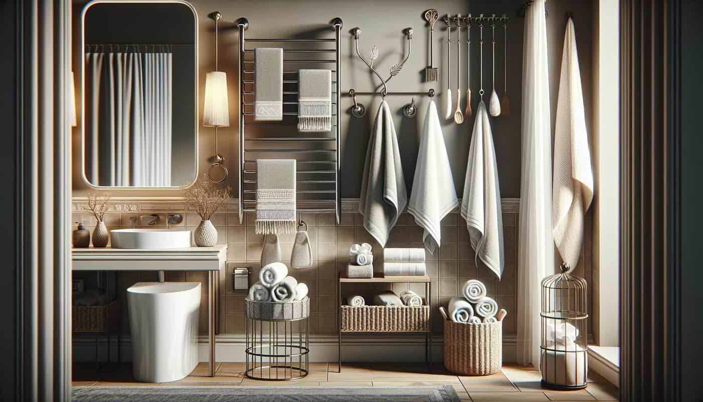 Hanging Towels in Bathroom Spaces for Better Function