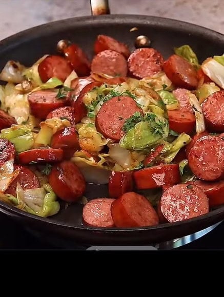 Cabbage and Sausage Skillet