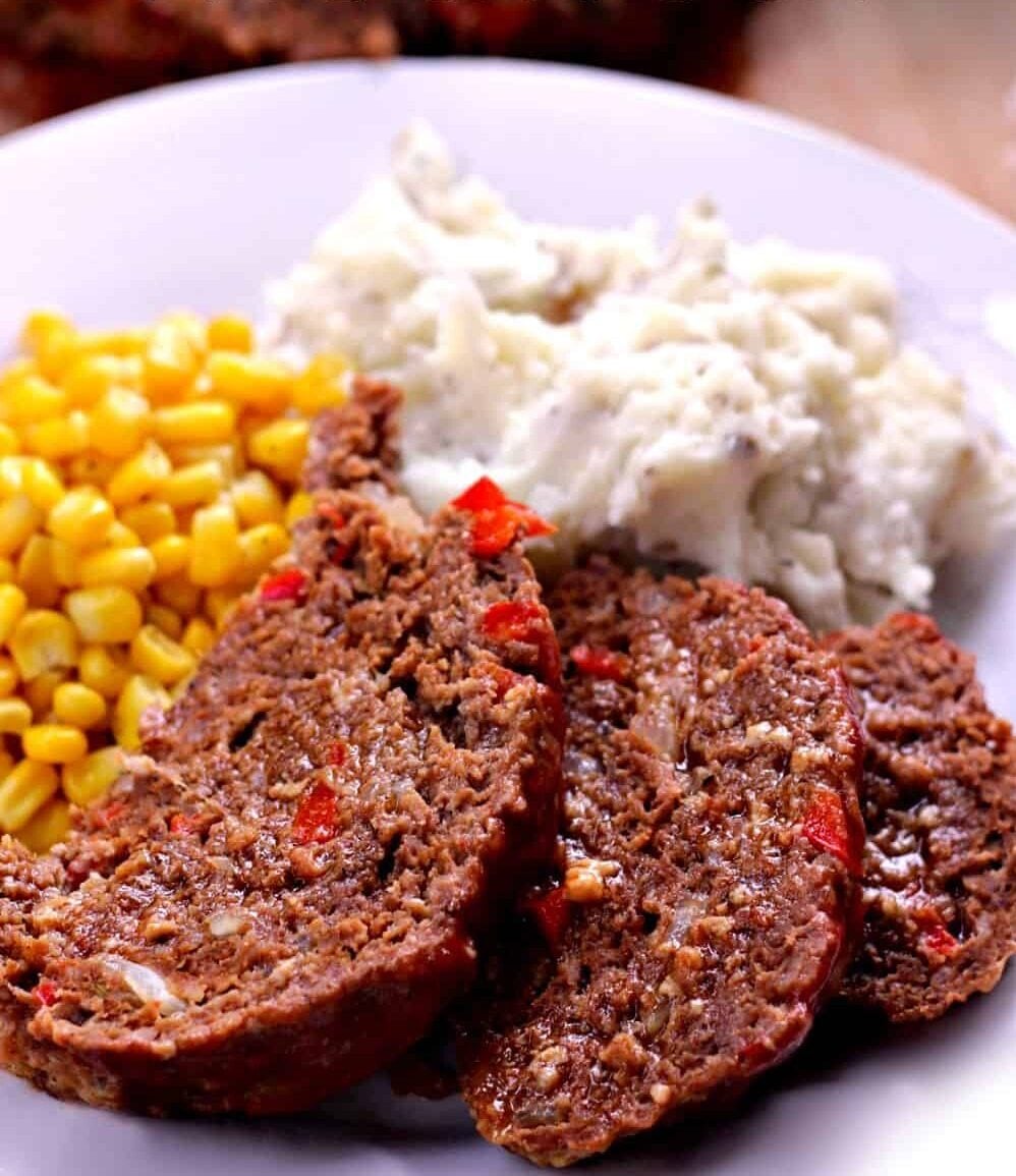 Easy BBQ Meatloaf by The Savvy Mama