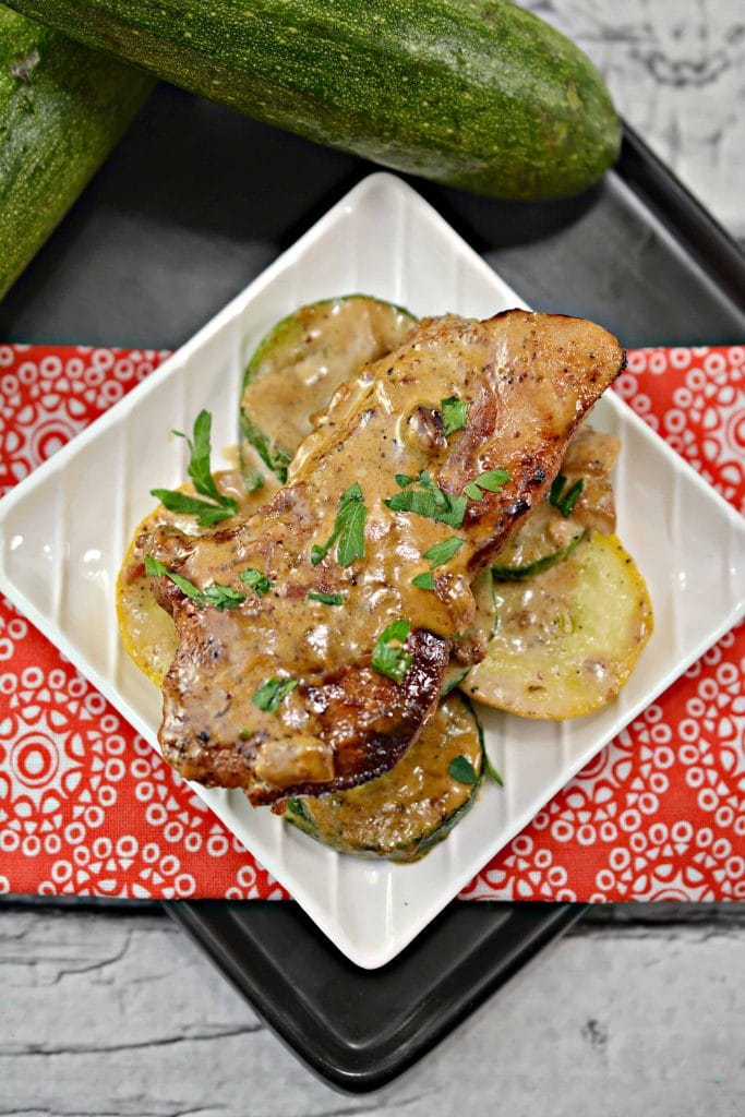 Pork Chops with Creamy Mustard Sauce