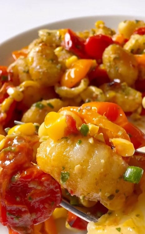 Sheet pan gnocchi and veggies