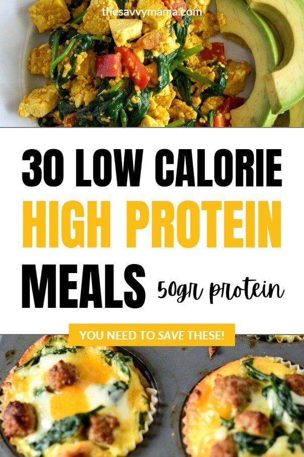 30 Low Calorie high Protein Meals