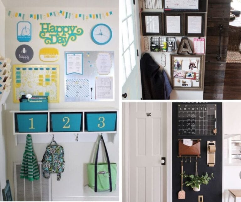 25 Family Command Center Ideas to Control the Chaos