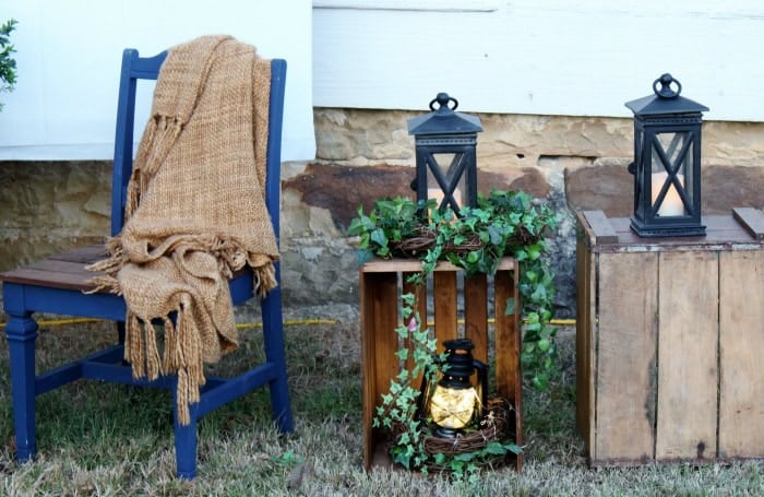50 Dollar Tree Fall Decor Ideas To Transform Your Budget 35 DIY Crate Lantern Display