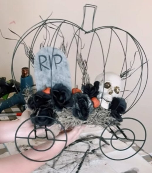 50 Dollar Tree Fall Decor Ideas To Transform Your Budget 48 DIY Pumpkin Carriage