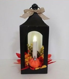 50 Dollar Tree Fall Decor Ideas To Transform Your Budget 18 Lanterns with Faux Foliage