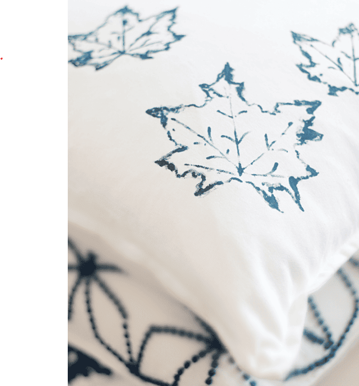 50 Dollar Tree Fall Decor Ideas To Transform Your Budget 25 Leaf-Stamped Pillows