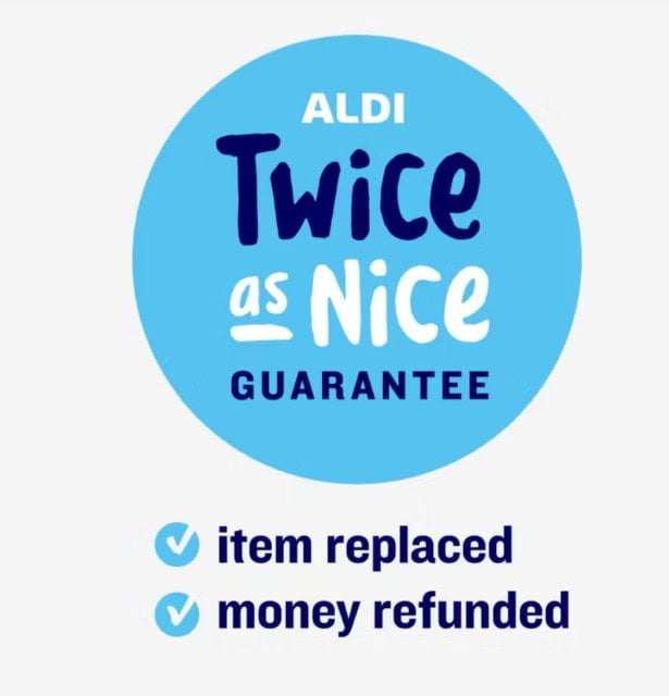 Aldi Twice as Nice Guarantee