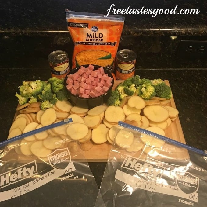 Scalloped potatoes & ham
