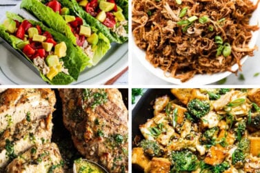 Easy High Protein Meals Collage