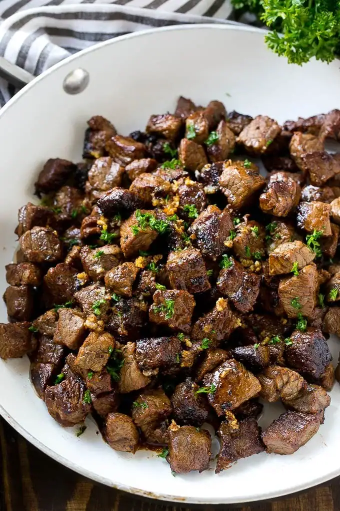 Steak Bites with Butter