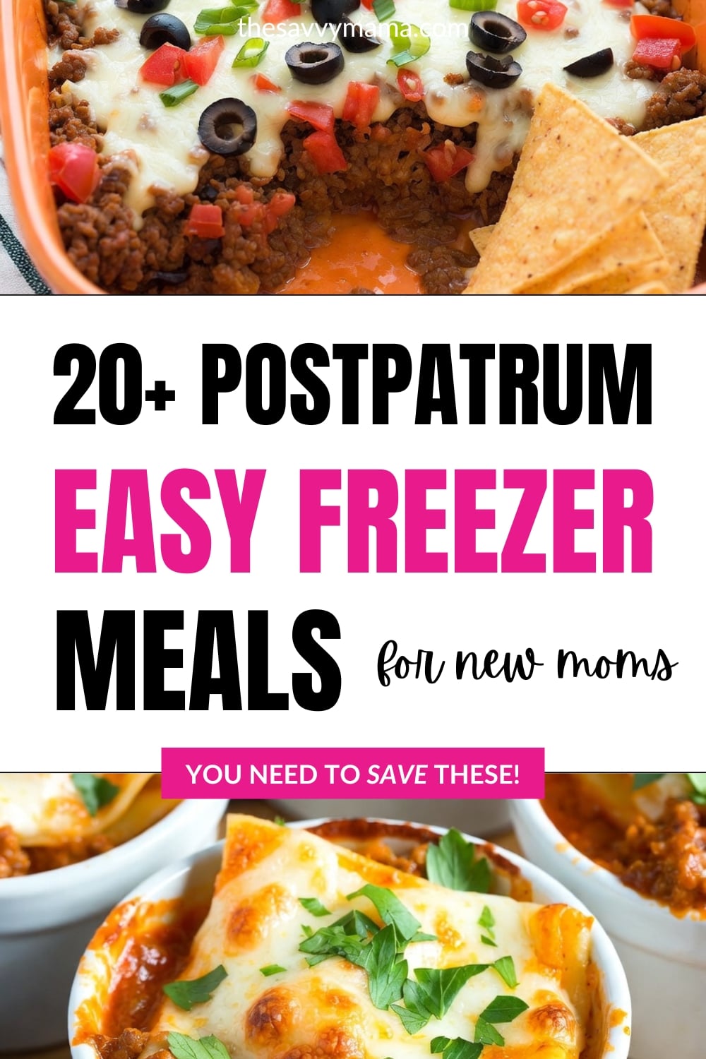 20+Postpartum Meals for New Moms
